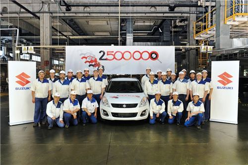 2,5-mln samochód Suzuki wyjechał z węgierskiej fabryki!